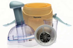 Соковыжималка Чудесница ЭС-208 бежевый/голубой