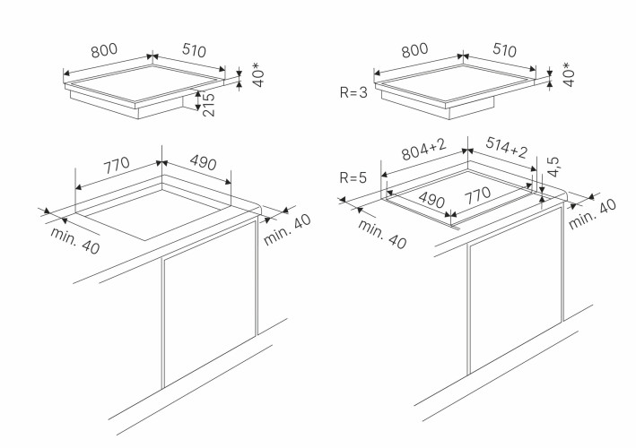 Индукционная варочная панель Kuppersbusch KMI 8590.0 SR Copper