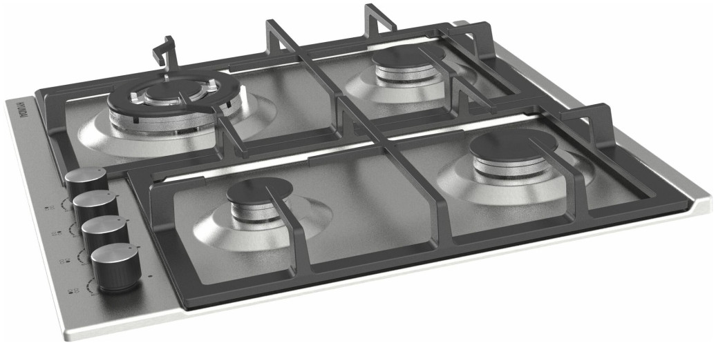 Газовая варочная панель Hyundai HHG 6436 IX