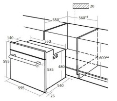 Электрический духовой шкаф Kuppersberg HFZ 690 W