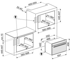 Электрический духовой шкаф Smeg SO4602M1NR