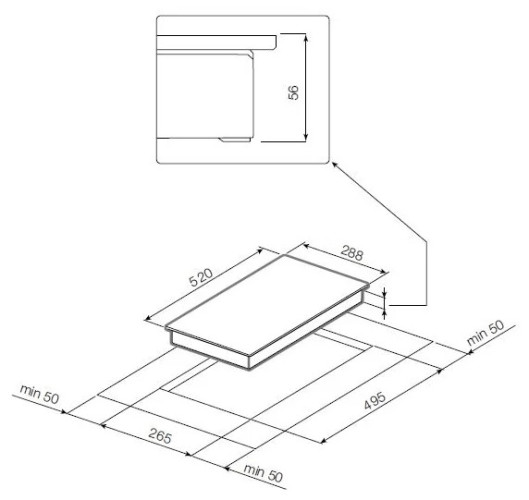 Индукционная варочная панель GRAUDE IK 30.1 C