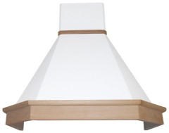 Кухонная вытяжка Elikor Камин Грань 90 бежевый дуб неокрашенный