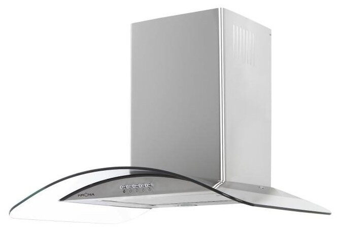 Кухонная вытяжка Krona Sabrina PB 600 цвет корпуса inox glass цвет окантовки панели стекло