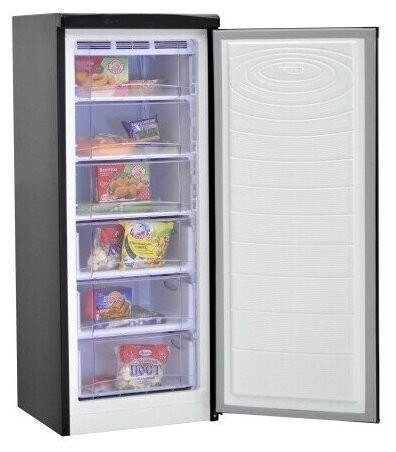 Морозильная камера NORDFROST DF 165 BAP черный