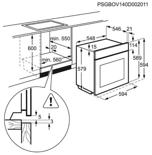 Электрический духовой шкаф Electrolux OPEB 9951Z