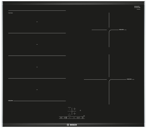 Индукционная варочная панель Bosch PXE 675 BB1E