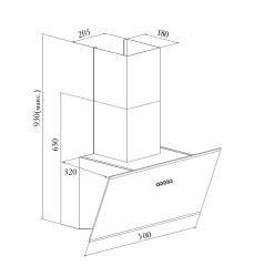 Кухонная вытяжка Zugel ZHC501B