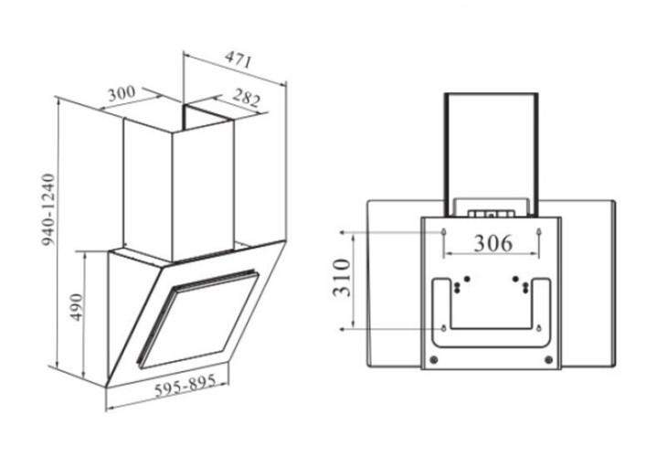 Кухонная вытяжка Zigmund & Shtain K 215.91 B