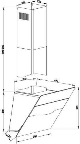 Кухонная вытяжка Hansa OKP 6654 ISH
