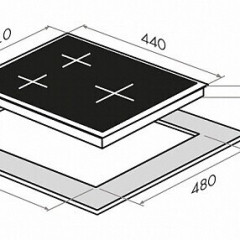 Газовая варочная панель Maunfeld EGHG.43.33CBGI/G
