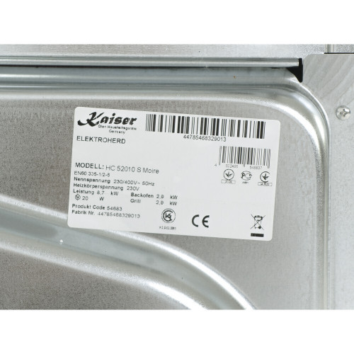 Электрическая плита Kaiser HC 52010 S Moire Eco
