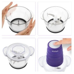 Измельчитель Kitfort КТ-3017-1 фиолетовый