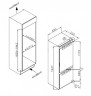 Встраиваемый холодильник MILLEN MBI193.7D