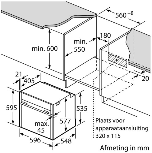 Электрический духовой шкаф Neff B48FT78G0