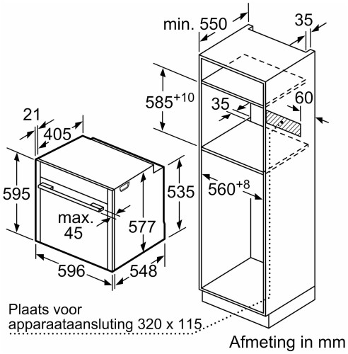 Электрический духовой шкаф Neff B48FT78G0