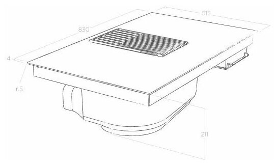 Индукционная варочная панель Elica NIKOLATESLA LIBRA BL/A/83