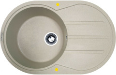 Кухонная мойка Zigmund &amp; Shtain Kreis OV 770B речной песок