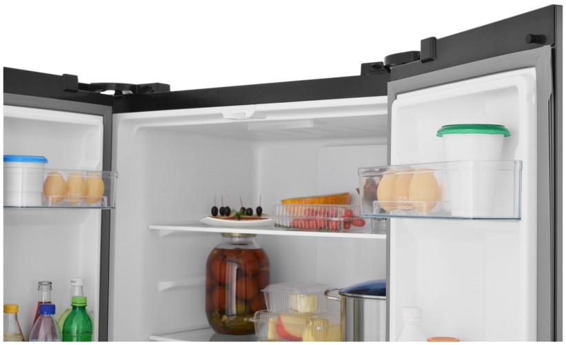 Холодильник Zugel ZRCD430X нержавеющая сталь