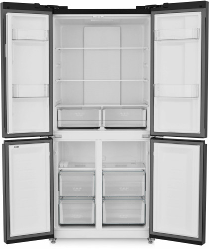 Холодильник Zugel ZRCD430X нержавеющая сталь