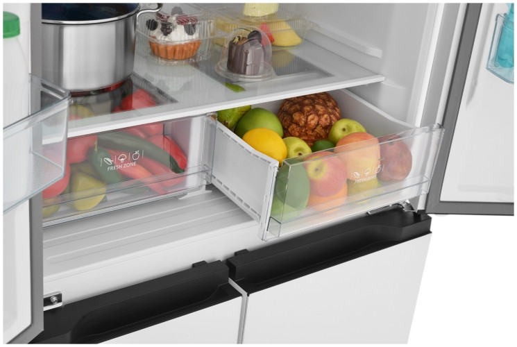 Холодильник Zugel ZRCD430X нержавеющая сталь