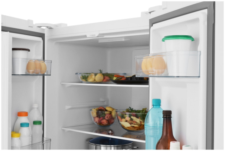 Холодильник Zugel ZRCD430X нержавеющая сталь