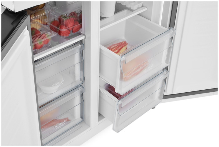 Холодильник Zugel ZRCD430X нержавеющая сталь