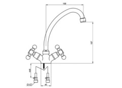 Смеситель для кухни Kaiser Carlson Eco 11063