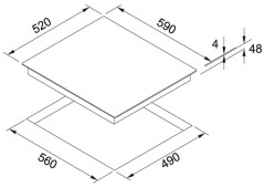 Индукционная варочная панель Franke FHMT 604 2FLEXI INT