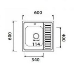 Кухонная мойка Kaiser KSS-6060L