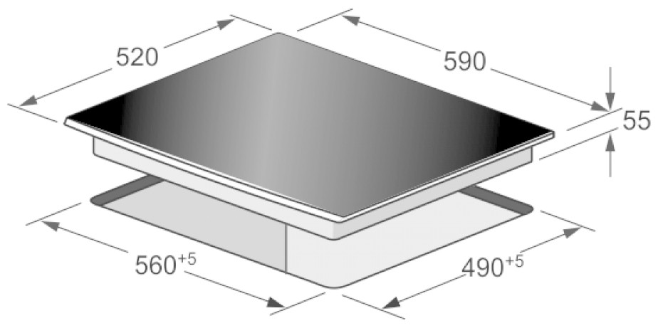 Индукционная варочная панель Kaiser KCT 67 FIW La Perle