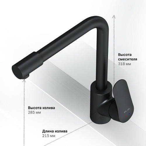 Смеситель для кухни AM.PM Like F8005722