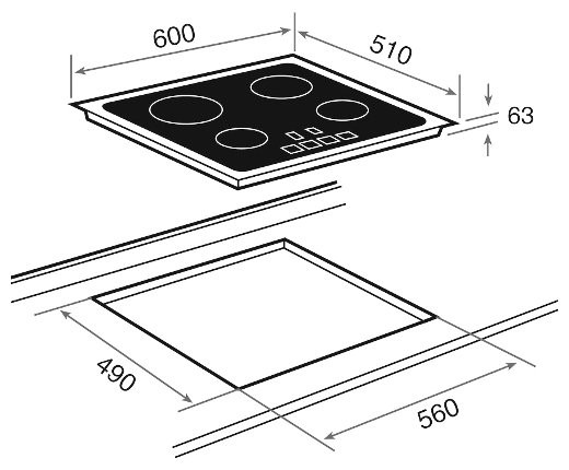 Электрическая варочная панель Teka TBR 641