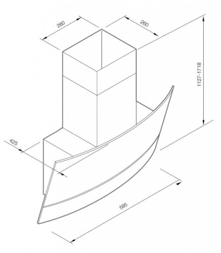 Кухонная вытяжка GRAUDE DH 60.2