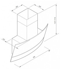 Кухонная вытяжка GRAUDE DH 60.2