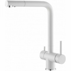 Смеситель для кухни Alveus Aquila G11 Arctic белый 1139806