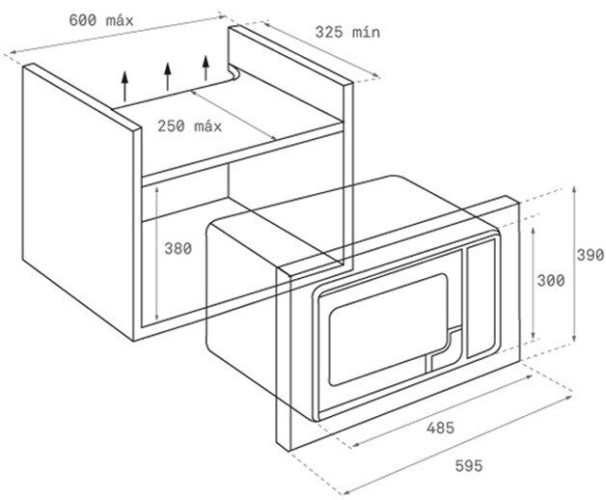 Встраиваемая микроволновая печь Teka MS 620 BIS