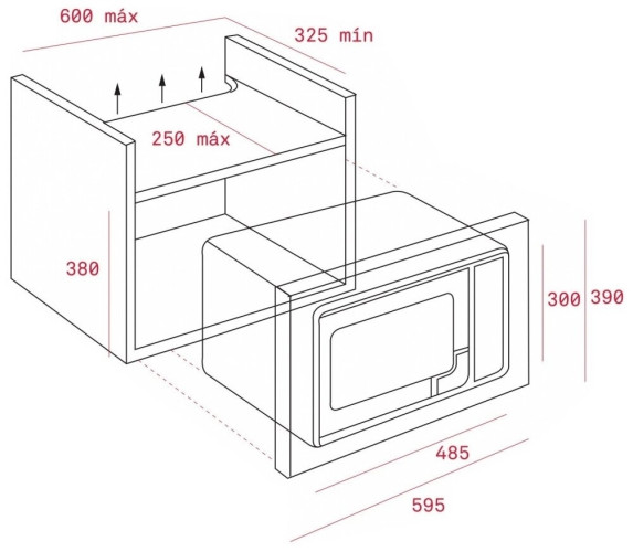Встраиваемая микроволновая печь Teka MS 620 BIS