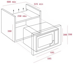 Встраиваемая микроволновая печь Teka MS 620 BIS