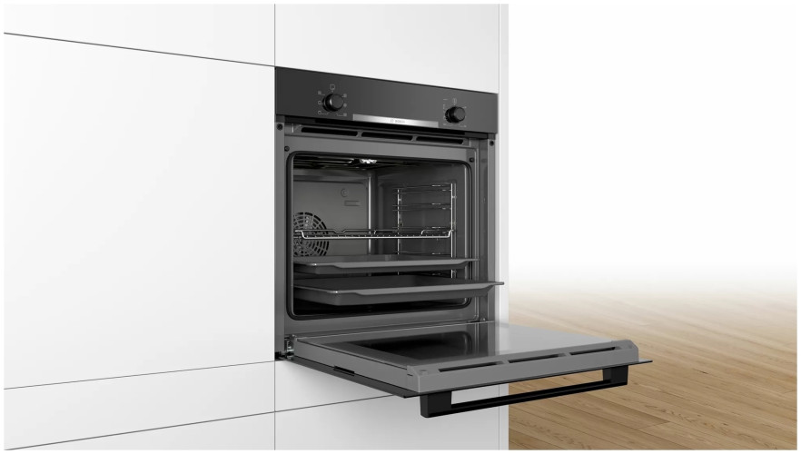 Электрический духовой шкаф Bosch HBA530BW0S