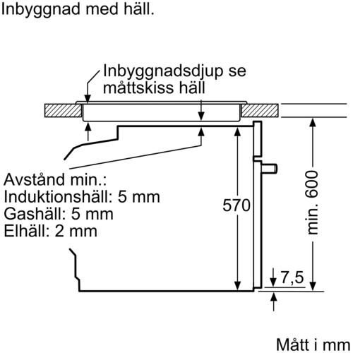 Электрический духовой шкаф Bosch HBA530BW0S