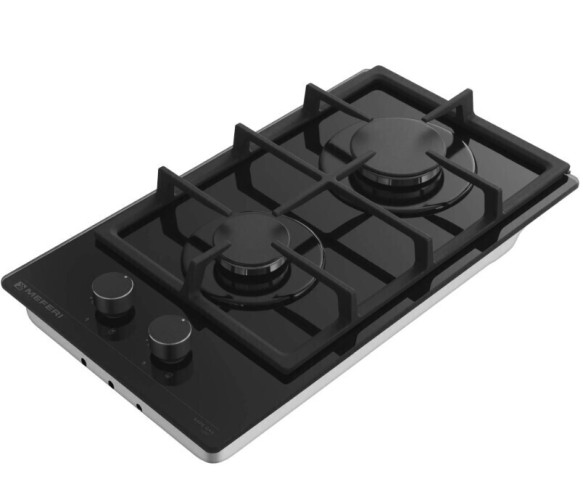 Газовая варочная панель Meferi MGH302BK GLASS Light