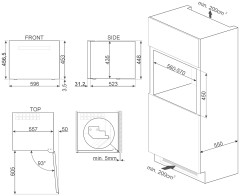 Встраиваемый винный шкаф Smeg CVI118LWS2