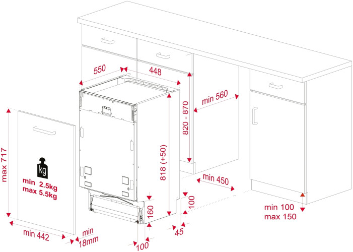 Посудомоечная машина Teka DFI 44700