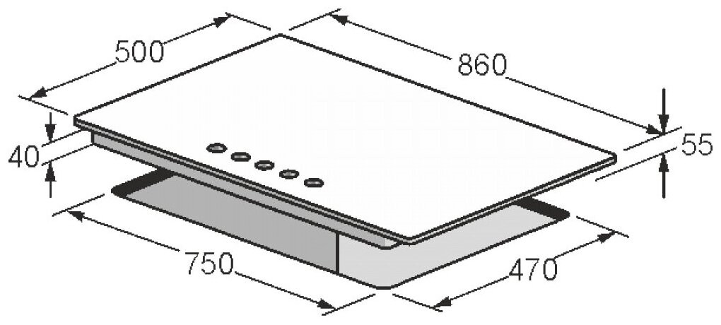 Газовая варочная панель Kaiser KG 9325 Em Turbo