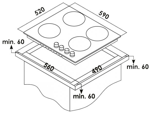 Электрическая варочная панель Schaub Lorenz SLK MY6TC2