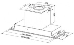 Встраиваемая вытяжка Faber Victory 2.0 X A99