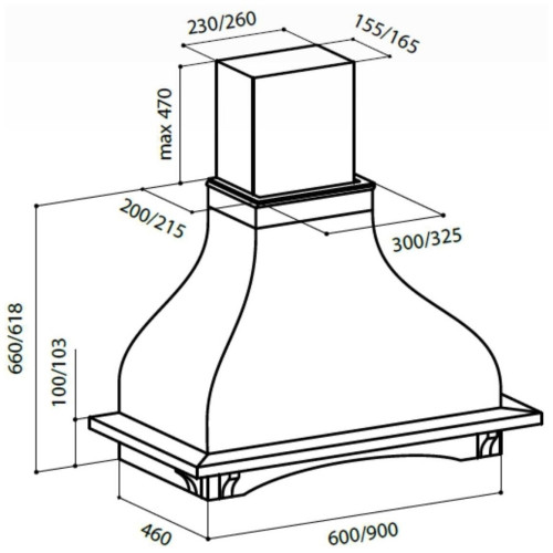Кухонная вытяжка Lex Parma 900