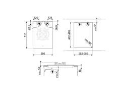 Газовая варочная панель Smeg PV631CNR