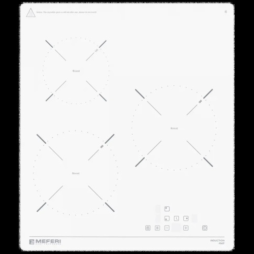 Индукционная варочная панель MEFERI MIH453WH POWER